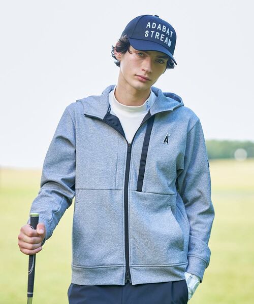 ADABAT STREAM / アダバットストリーム レザーブルゾン・ジャケット | 【吸水速乾】ジップアップパーカ | 詳細1