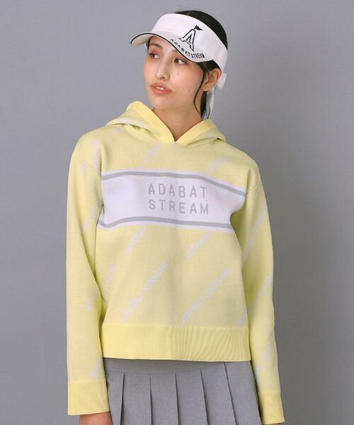 ADABAT STREAM / アダバットストリーム ニット・セーター | STREAMサインロゴニットフーディー | 詳細12