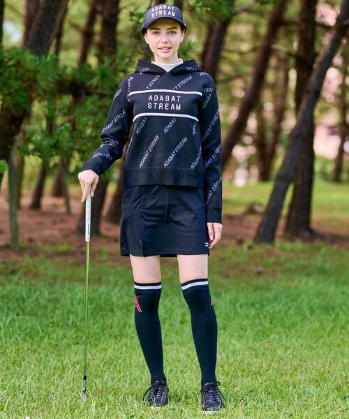 ADABAT STREAM / アダバットストリーム ニット・セーター | STREAMサインロゴニットフーディー | 詳細2