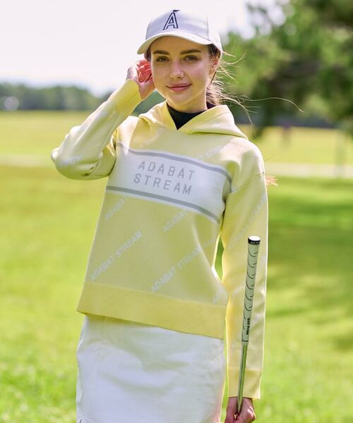 ADABAT STREAM / アダバットストリーム ニット・セーター | STREAMサインロゴニットフーディー | 詳細9