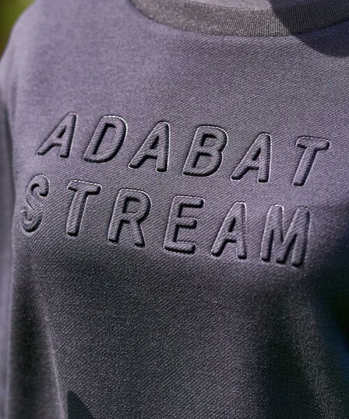 ADABAT STREAM / アダバットストリーム カットソー | ツイルジャージボックスロゴプルオーバー | 詳細14