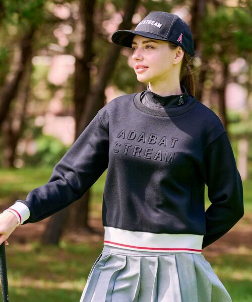 ADABAT STREAM / アダバットストリーム カットソー | ツイルジャージボックスロゴプルオーバー | 詳細15