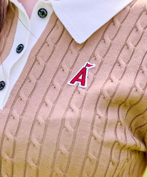 ADABAT STREAM / アダバットストリーム ニット・セーター | ケーブルニットクレリックポロシャツ | 詳細13