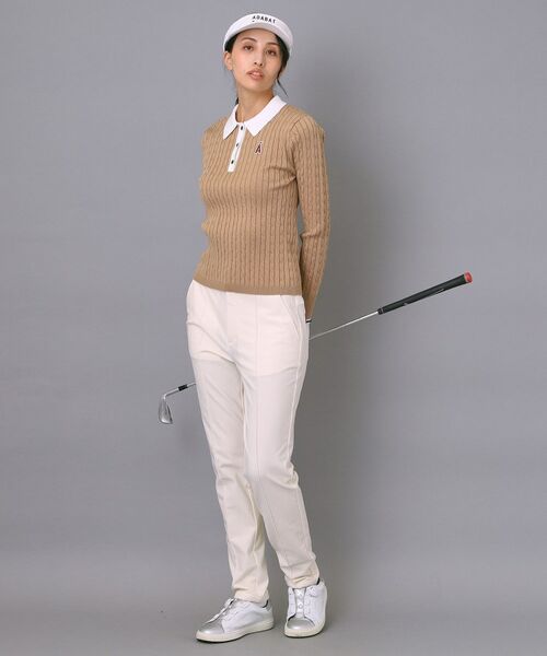 ADABAT STREAM / アダバットストリーム ニット・セーター | ケーブルニットクレリックポロシャツ | 詳細17