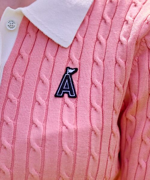 ADABAT STREAM / アダバットストリーム ニット・セーター | ケーブルニットクレリックポロシャツ | 詳細21