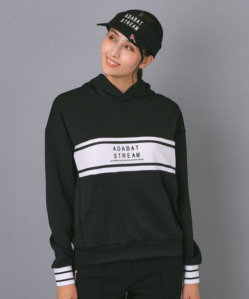 ADABAT STREAM / アダバットストリーム パーカー | ライトスムースフロントロゴフーディー | 詳細1