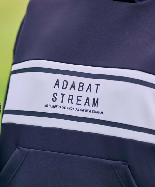 ADABAT STREAM / アダバットストリーム パーカー | ライトスムースフロントロゴフーディー | 詳細6