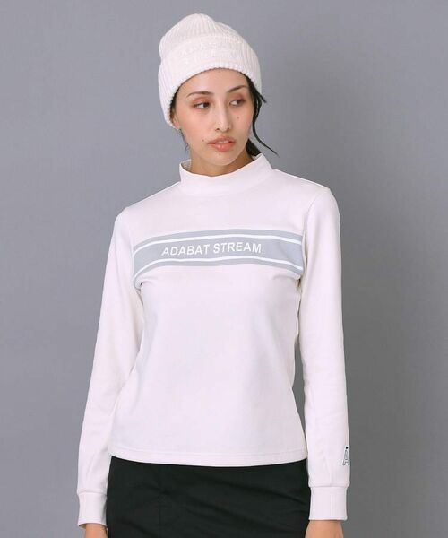 ADABAT STREAM / アダバットストリーム カットソー | フロントロゴモックネックT | 詳細3
