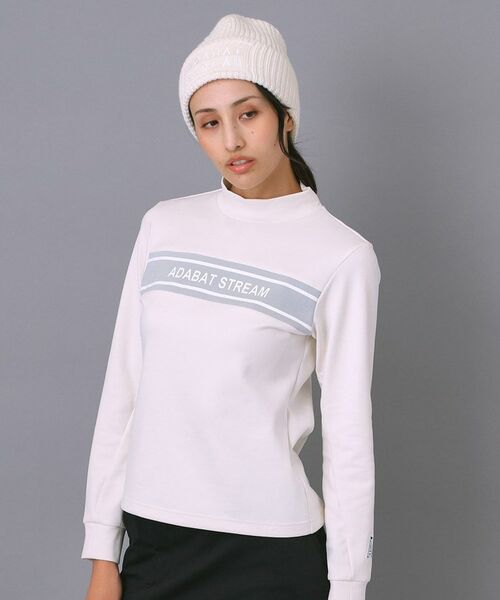 ADABAT STREAM / アダバットストリーム カットソー | フロントロゴモックネックT | 詳細4