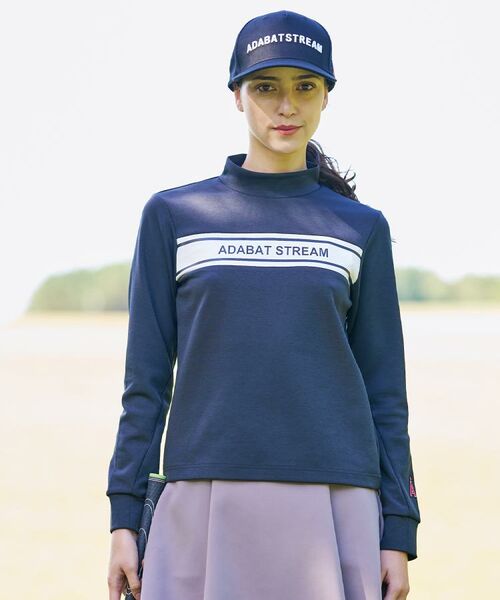 ADABAT STREAM / アダバットストリーム カットソー | フロントロゴモックネックT | 詳細8
