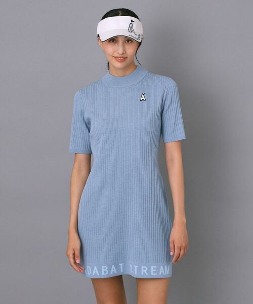 ADABAT STREAM / アダバットストリーム ワンピース | ワイドリブAラインニットワンピ | 詳細14