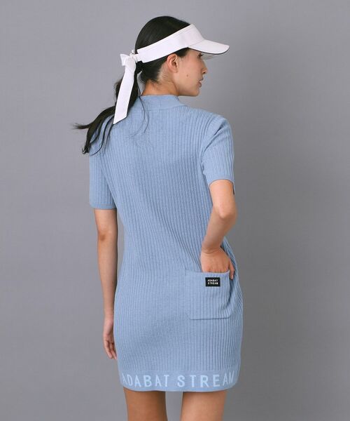 ADABAT STREAM / アダバットストリーム ワンピース | ワイドリブAラインニットワンピ | 詳細15