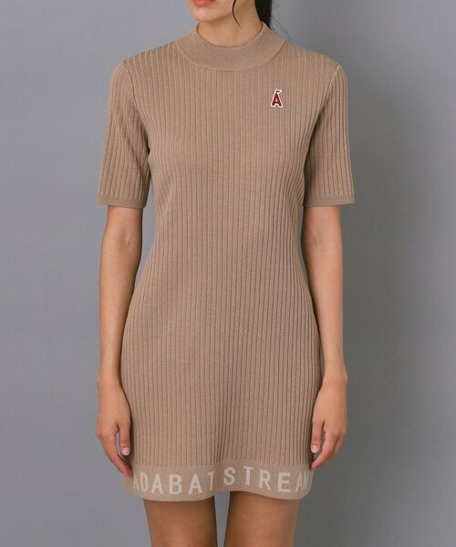 ADABAT STREAM / アダバットストリーム ワンピース | ワイドリブAラインニットワンピ | 詳細21