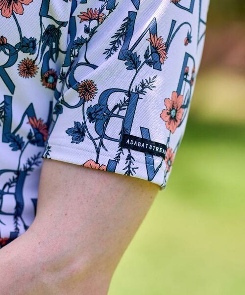 ADABAT STREAM / アダバットストリーム ポロシャツ | 【吸水速乾/UVカット】ボタニカルポロシャツ | 詳細4