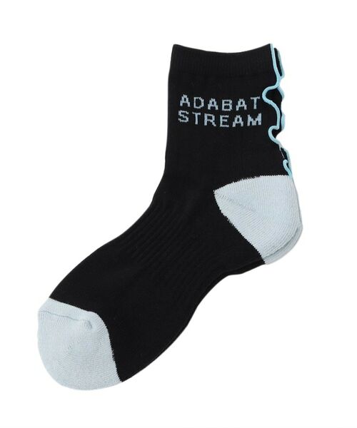 ADABAT STREAM / アダバットストリーム ソックス | ADABAT STREAM メローショートソックス（ブラック(019)）