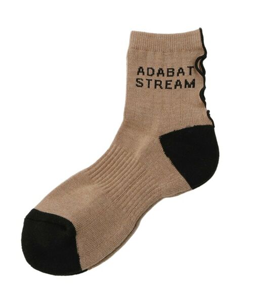 ADABAT STREAM / アダバットストリーム ソックス | ADABAT STREAM メローショートソックス（ベージュ(052)）