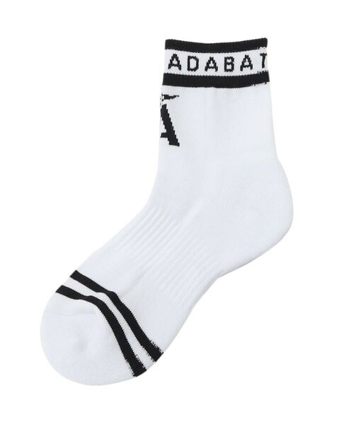 ADABAT STREAM / アダバットストリーム ソックス | STREAMアンクルロゴショートソックス（ホワイト(001)）