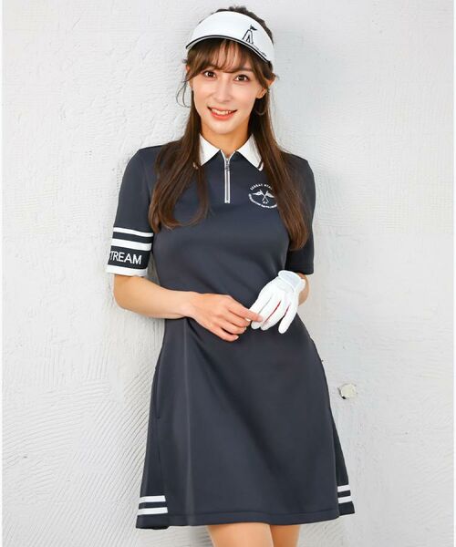 ADABAT STREAM / アダバットストリーム ワンピース | バックプリーツポロワンピース | 詳細17