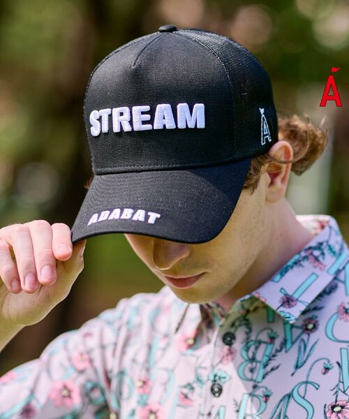 ADABAT STREAM / アダバットストリーム キャップ | STREAMメッシュキャップ（ブラック(019)）