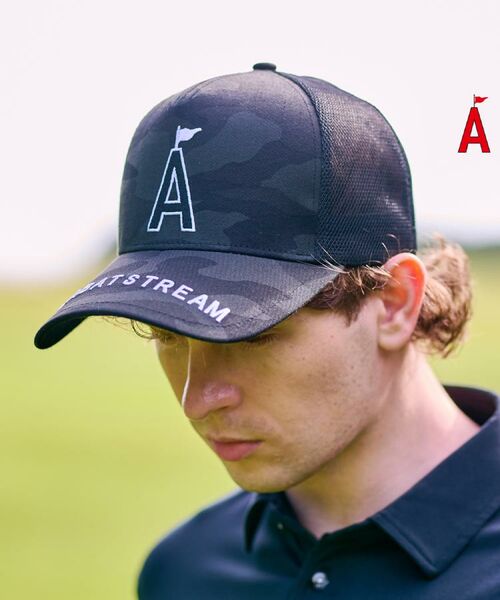 ADABAT STREAM / アダバットストリーム キャップ | 迷彩メッシュキャップ（ブラック(019)）