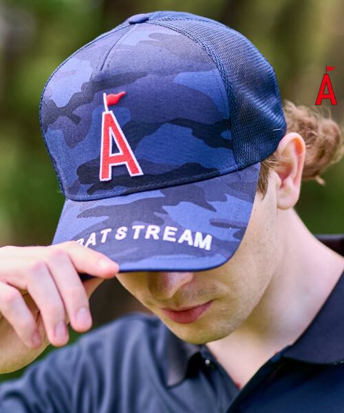 ADABAT STREAM / アダバットストリーム キャップ | 迷彩メッシュキャップ（ネイビー(094)）