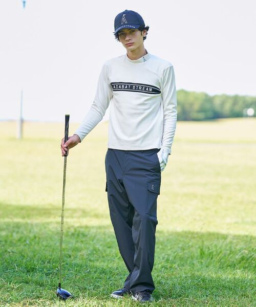 ADABAT STREAM / アダバットストリーム カットソー | フロントロゴモックネックT | 詳細2