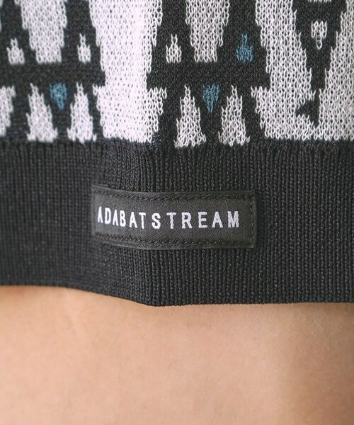 ADABAT STREAM / アダバットストリーム ポロシャツ | ジオメットリック半袖ポロえりニット | 詳細21