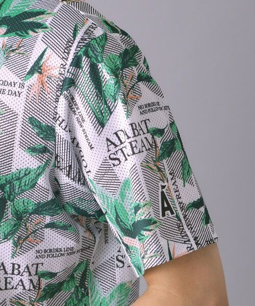ADABAT STREAM / アダバットストリーム ポロシャツ | トロピカルメッシュ半袖ポロシャツ | 詳細18