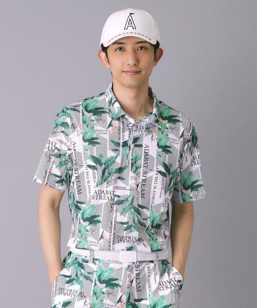 ADABAT STREAM / アダバットストリーム ポロシャツ | トロピカルメッシュ半袖ポロシャツ | 詳細22
