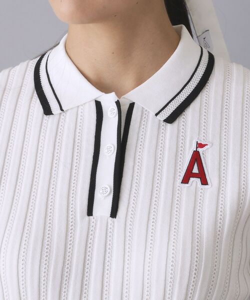 ADABAT STREAM / アダバットストリーム ニット・セーター | クレリックリブニットポロ | 詳細12