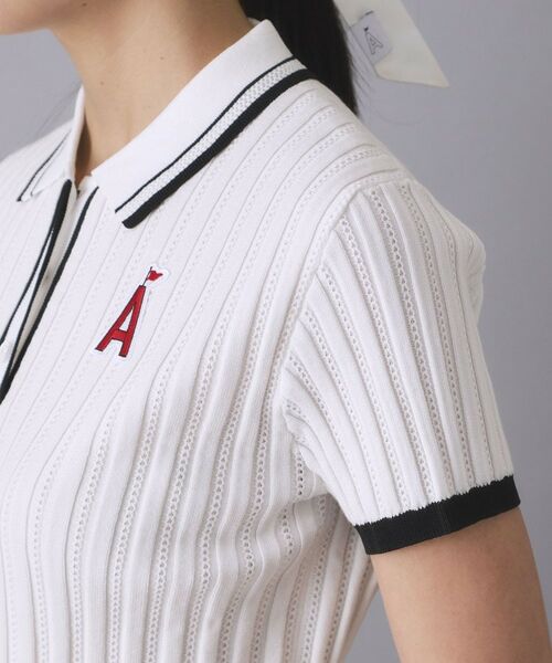 ADABAT STREAM / アダバットストリーム ニット・セーター | クレリックリブニットポロ | 詳細13