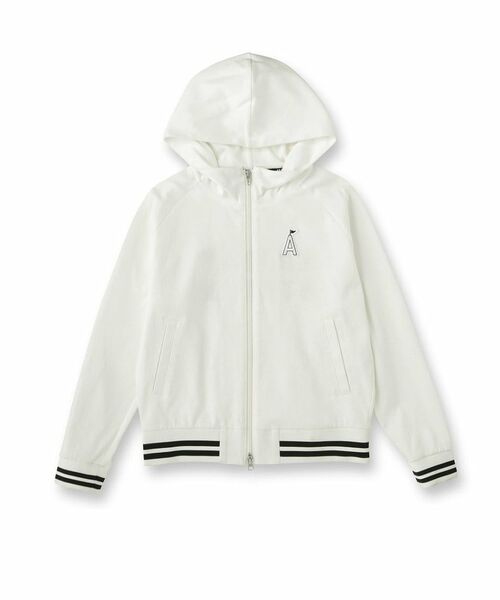 ADABAT STREAM / アダバットストリーム パーカー | スムースジャージUVジップフーディ（ホワイト(001)）