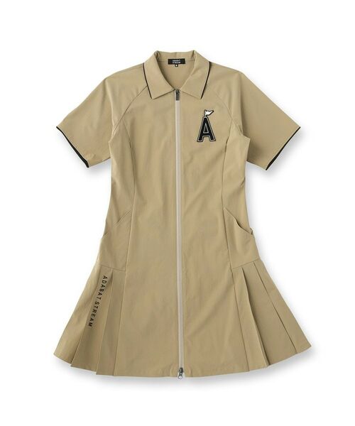 ADABAT STREAM / アダバットストリーム ワンピース | xラインフルジップワンピース（ライトベージュ(051)）