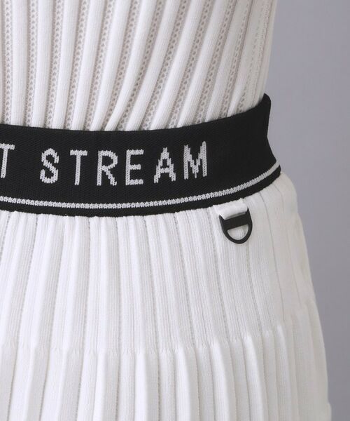 ADABAT STREAM / アダバットストリーム ミニ・ひざ丈スカート | ラインニットプリーツスカート | 詳細13