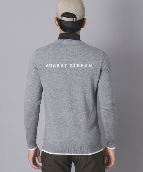 ADABAT STREAM / アダバットストリーム ニット・セーター | バックロゴハイゲージニットプルオーバー | 詳細21