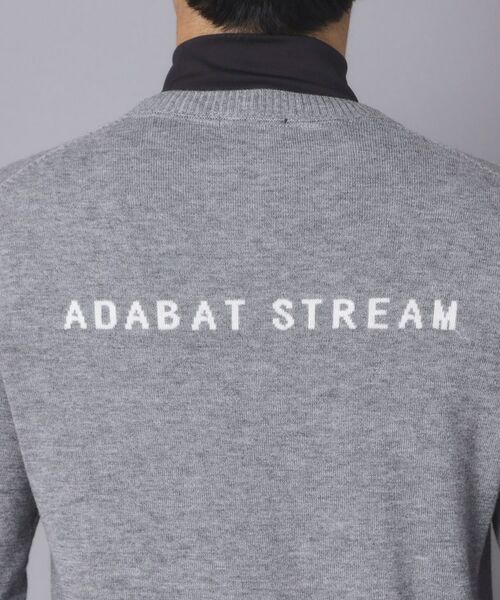 ADABAT STREAM / アダバットストリーム ニット・セーター | バックロゴハイゲージニットプルオーバー | 詳細23