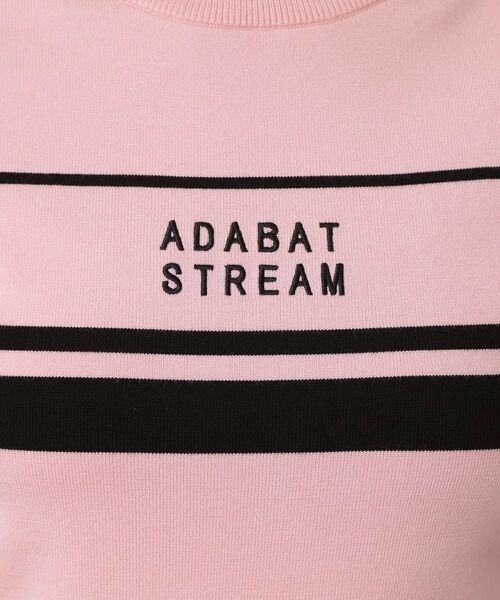 ADABAT STREAM / アダバットストリーム ニット・セーター | ラインロゴニットモックネックプルオーバー | 詳細8