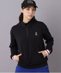 ADABAT STREAM / アダバットストリーム カットソー | エンブレムロゴハーフジップフーディ