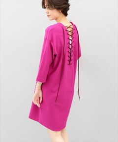 セール インレイバックレースアップドレス ミニ丈 ひざ丈ワンピース Adam Et Rope アダム エ ロペ ファッション通販 タカシマヤファッションスクエア