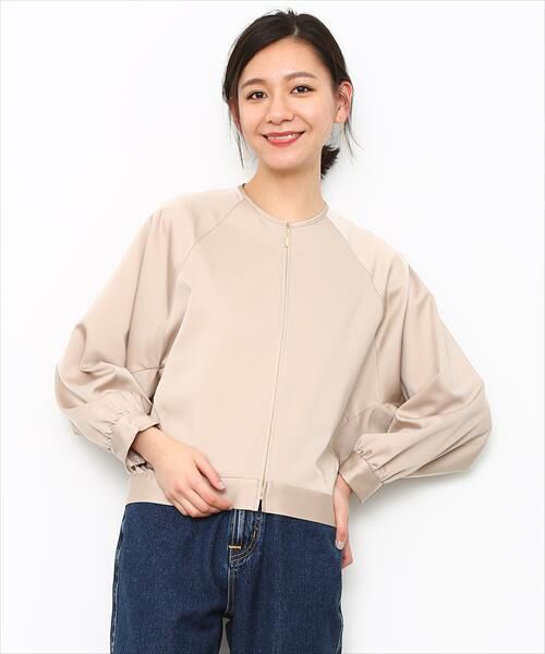 セール ドルマンサテンブルゾン ブルゾン Adam Et Rope アダム エ ロペ ファッション通販 タカシマヤファッションスクエア