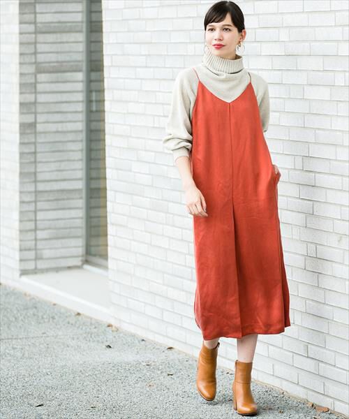 セール キュプララップスリップドレス ロング マキシ丈ワンピース Adam Et Rope アダム エ ロペ ファッション通販 タカシマヤファッションスクエア