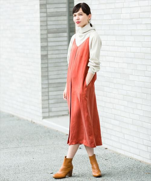 セール キュプララップスリップドレス ロング マキシ丈ワンピース Adam Et Rope アダム エ ロペ ファッション通販 タカシマヤファッションスクエア