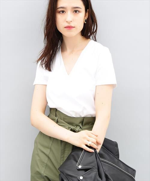 セール 深vネックtee Tシャツ Adam Et Rope アダム エ ロペ ファッション通販 タカシマヤファッションスクエア