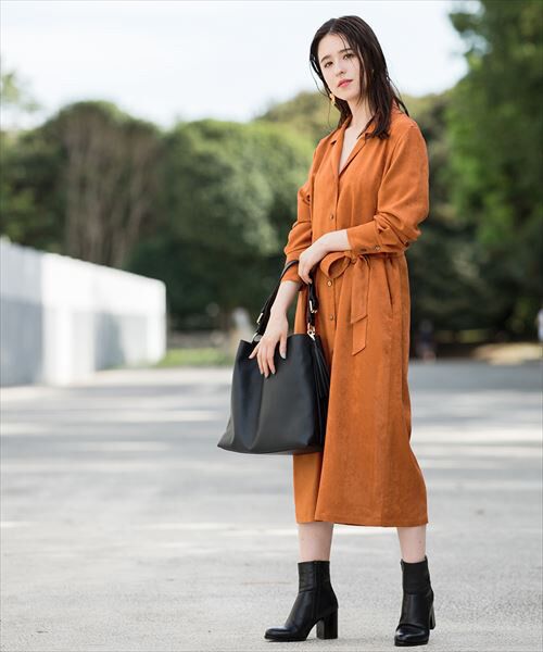 セール フェイクスエードガウンワンピース ワンピース Adam Et Rope アダム エ ロペ ファッション通販 タカシマヤファッションスクエア