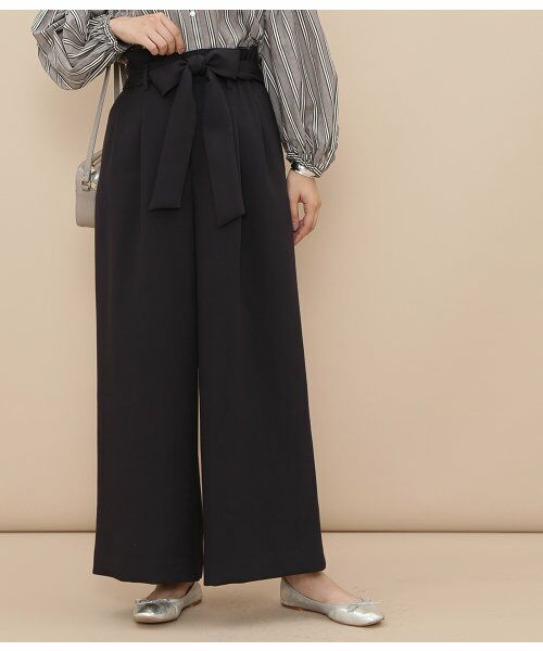 セール リボン付ジョーゼットパンツ その他パンツ Adam Et Rope アダム エ ロペ ファッション通販 タカシマヤファッションスクエア