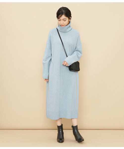 セール ウールビッグタートルニットワンピース ワンピース Adam Et Rope アダム エ ロペ ファッション通販 タカシマヤファッションスクエア