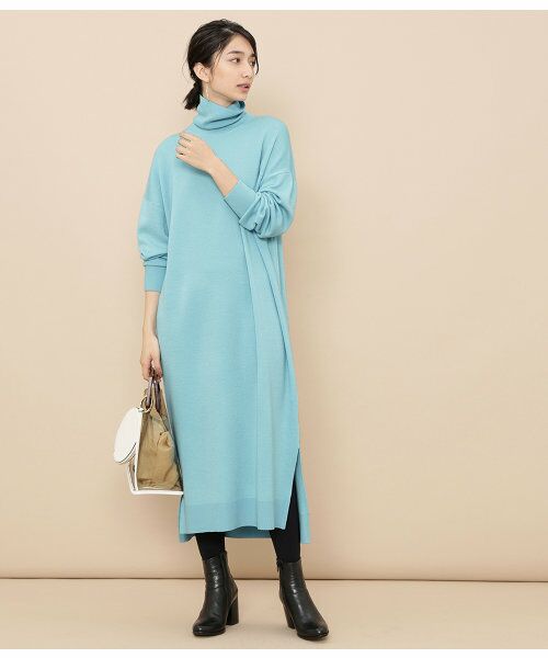 セール ウールスムースワンピース ワンピース Adam Et Rope アダム エ ロペ ファッション通販 タカシマヤファッションスクエア