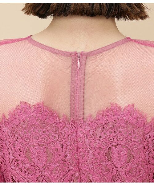 セール チュールパネルレースドレス ドレス Adam Et Rope アダム エ ロペ ファッション通販 タカシマヤファッションスクエア