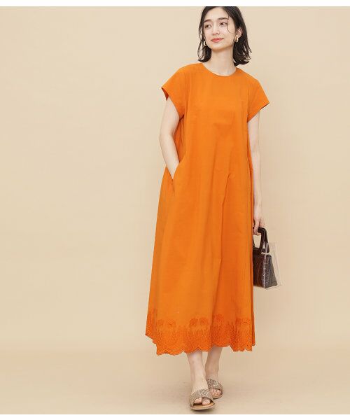 セール コットンシフリーテントワンピース ワンピース Adam Et Rope アダム エ ロペ ファッション通販 タカシマヤファッションスクエア