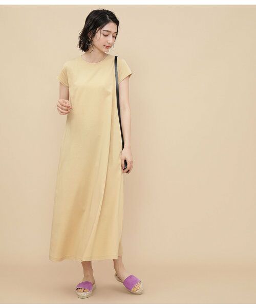 セール 強撚コットンａラインロングワンピース ワンピース Adam Et Rope アダム エ ロペ ファッション通販 タカシマヤファッションスクエア